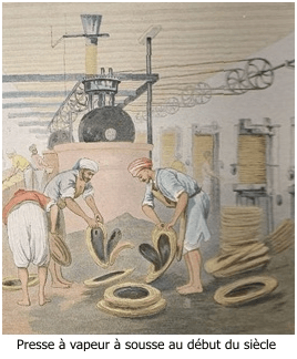 historical olive oil making pictures